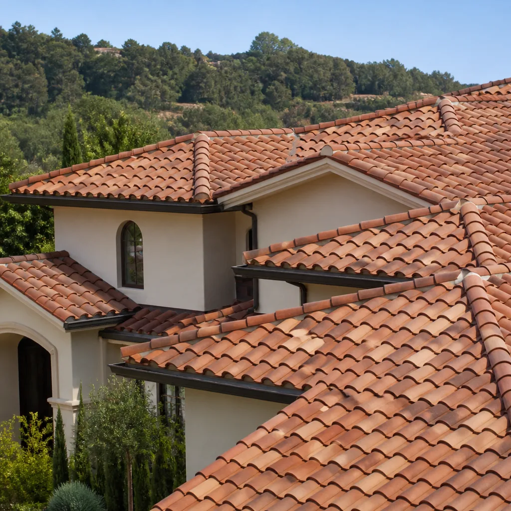 Tile roofing